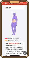 体の歪みが3Dで分かる